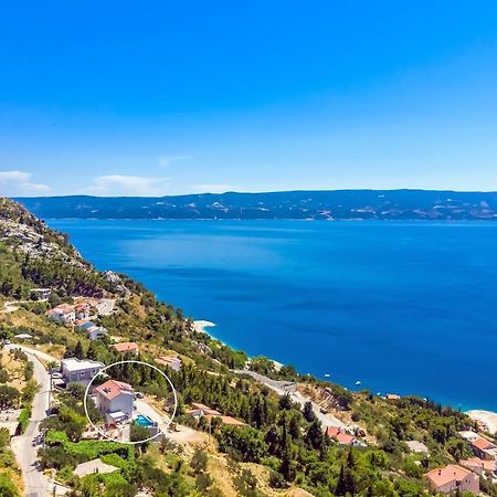 Villa Belvedere With Heated Pool, Billiards, Media Room, Sea Views,10 Pax Omiš Dış mekan fotoğraf